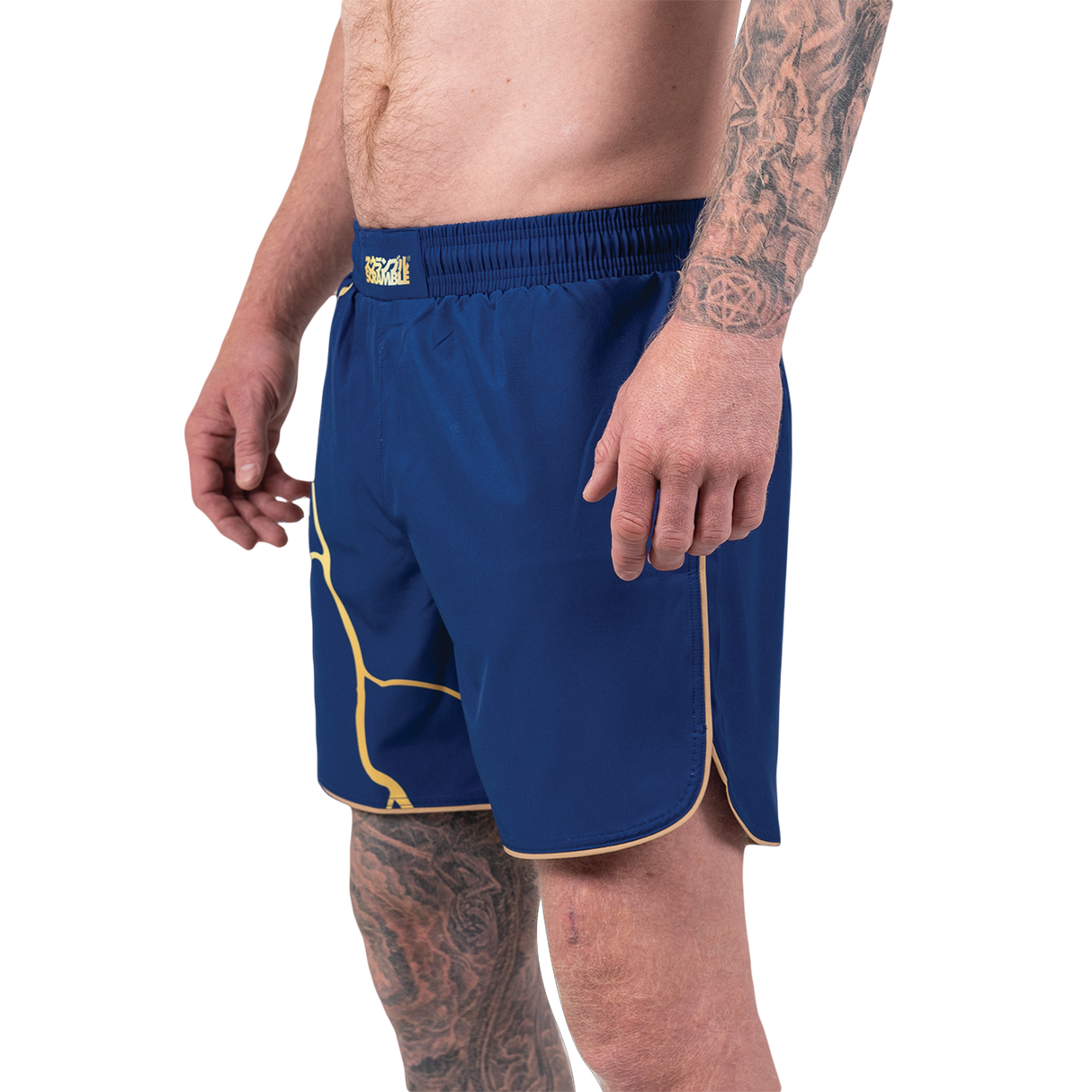 Scramble Kintsugi Shorts – Blue