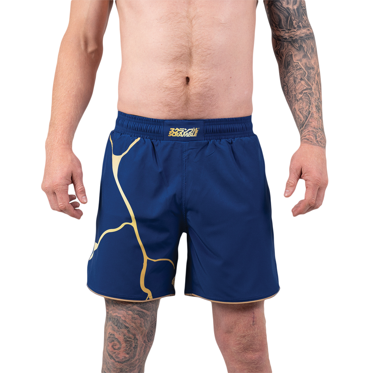 Scramble Kintsugi Shorts – Blue