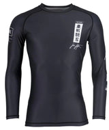 Tatami Kanagawa Long Sleeve Rash Guard - Black