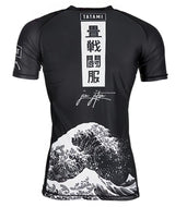 Tatami Kanagawa Short Sleeve Rash Guard - Black