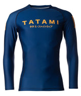 Tatami Katakana Long Sleeve Rash Guard - Navy