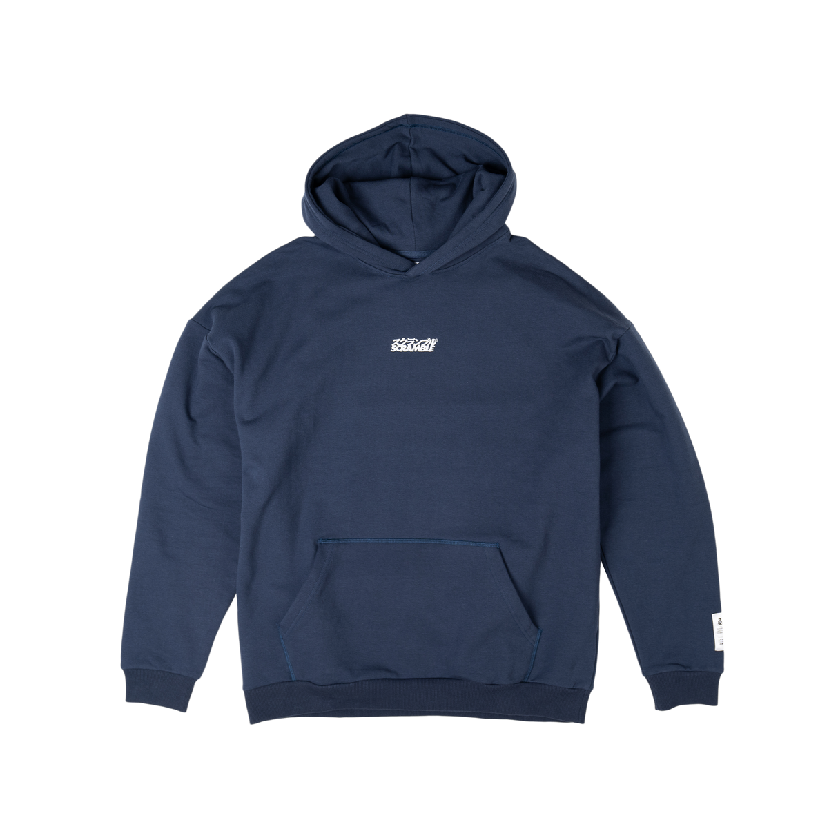 Scramble Puff Print Hoody - Blue