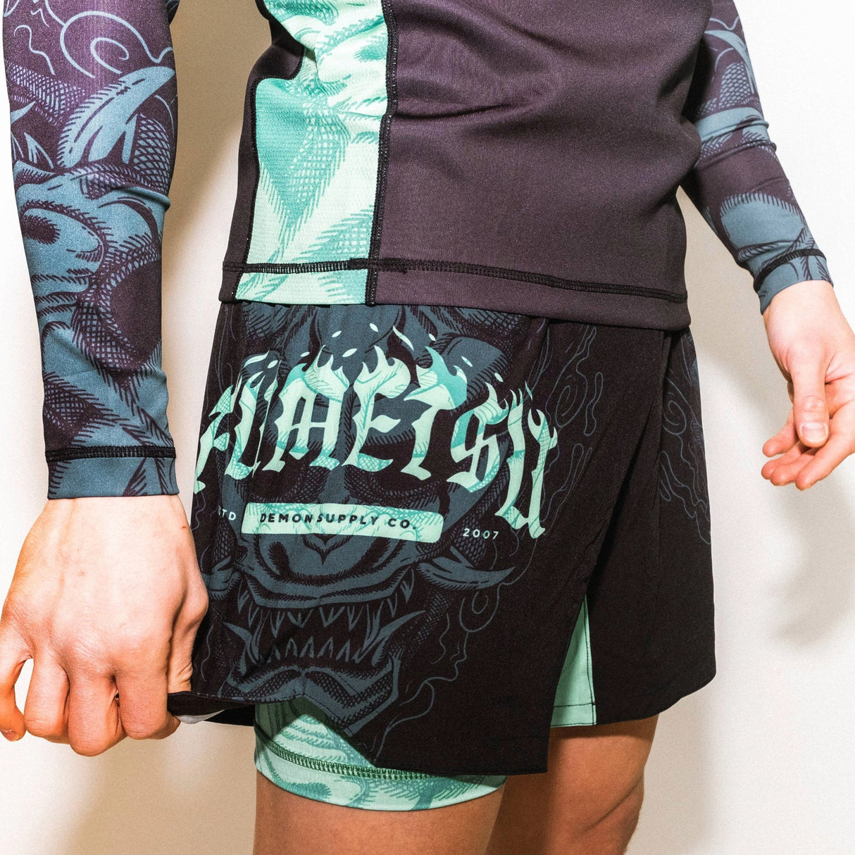 Fumetsu Oni Dual Layer Fight Shorts