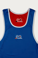 Rival Amateur Adult Reversible Fight Gear Boxing Tank Top - Blue/Red