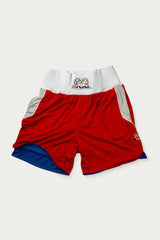 Rival Amateur Adult Reversible Fight Gear Boxing Shorts - Blue/Red
