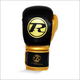 Ringside Pro Fitness Boxing Gloves - Black Gold Ringside