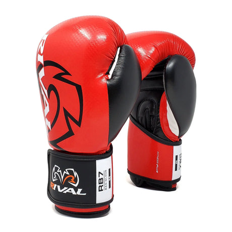 Rival RB7 Fitnessplus Bag Boxing Gloves - Black Gold Rival