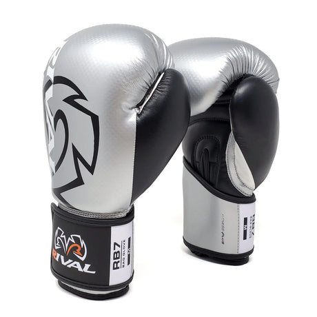 Rival RB7 Fitnessplus Bag Boxing Gloves - Black Gold Rival