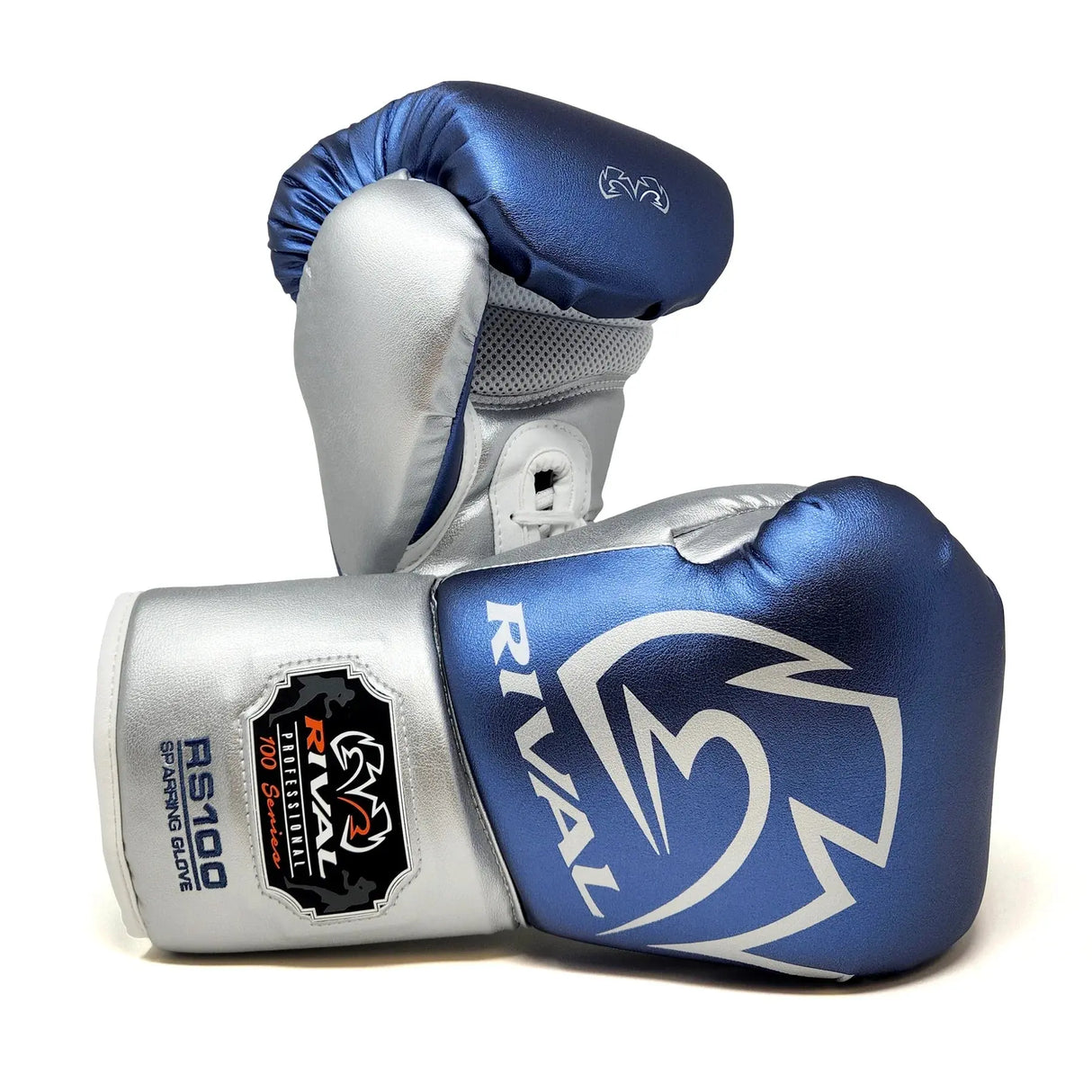 Rival RS100 Professional Sparring Gloves - White Gold Rival