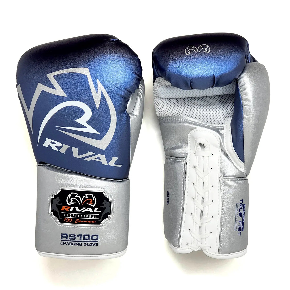 Rival RS100 Professional Sparring Gloves - White Gold Rival