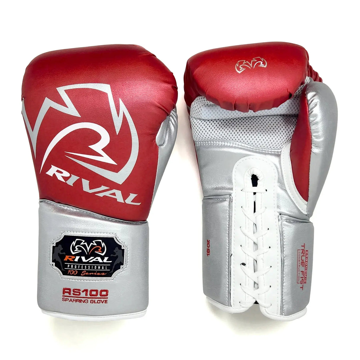 Rival RS100 Professional Sparring Gloves - White Gold Rival