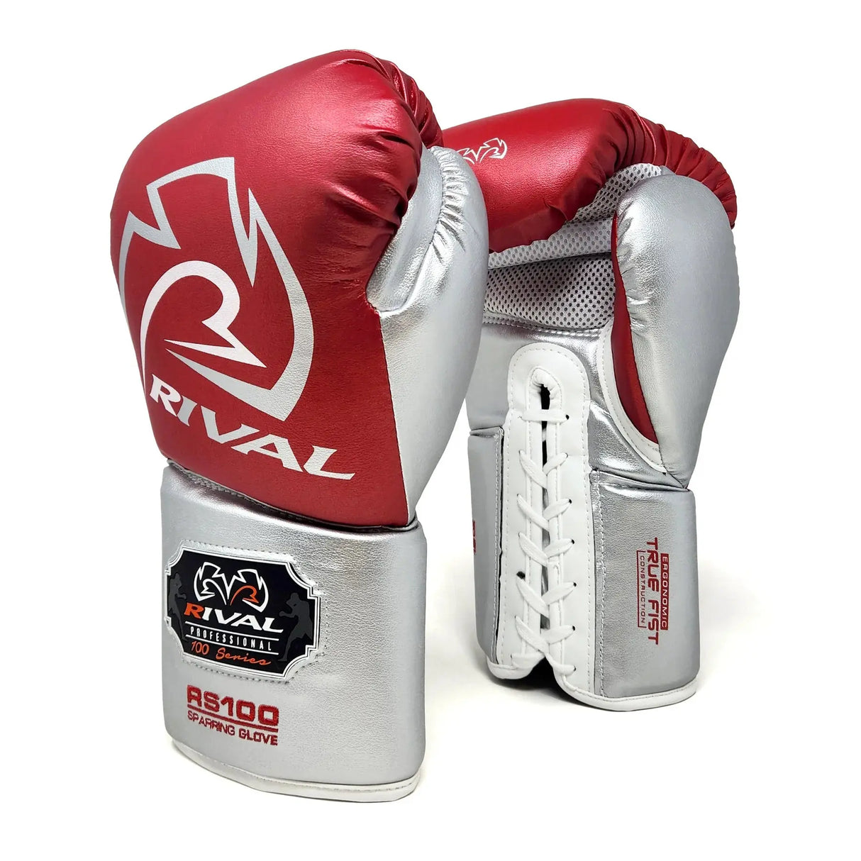 Rival RS100 Professional Sparring Gloves - White Gold Rival