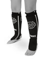 Sandee Cotton Lightweight Shin Guards - Black Sandee