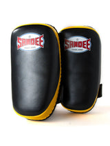 Sandee Curved Thai Pads - Black-White-One size Sandee