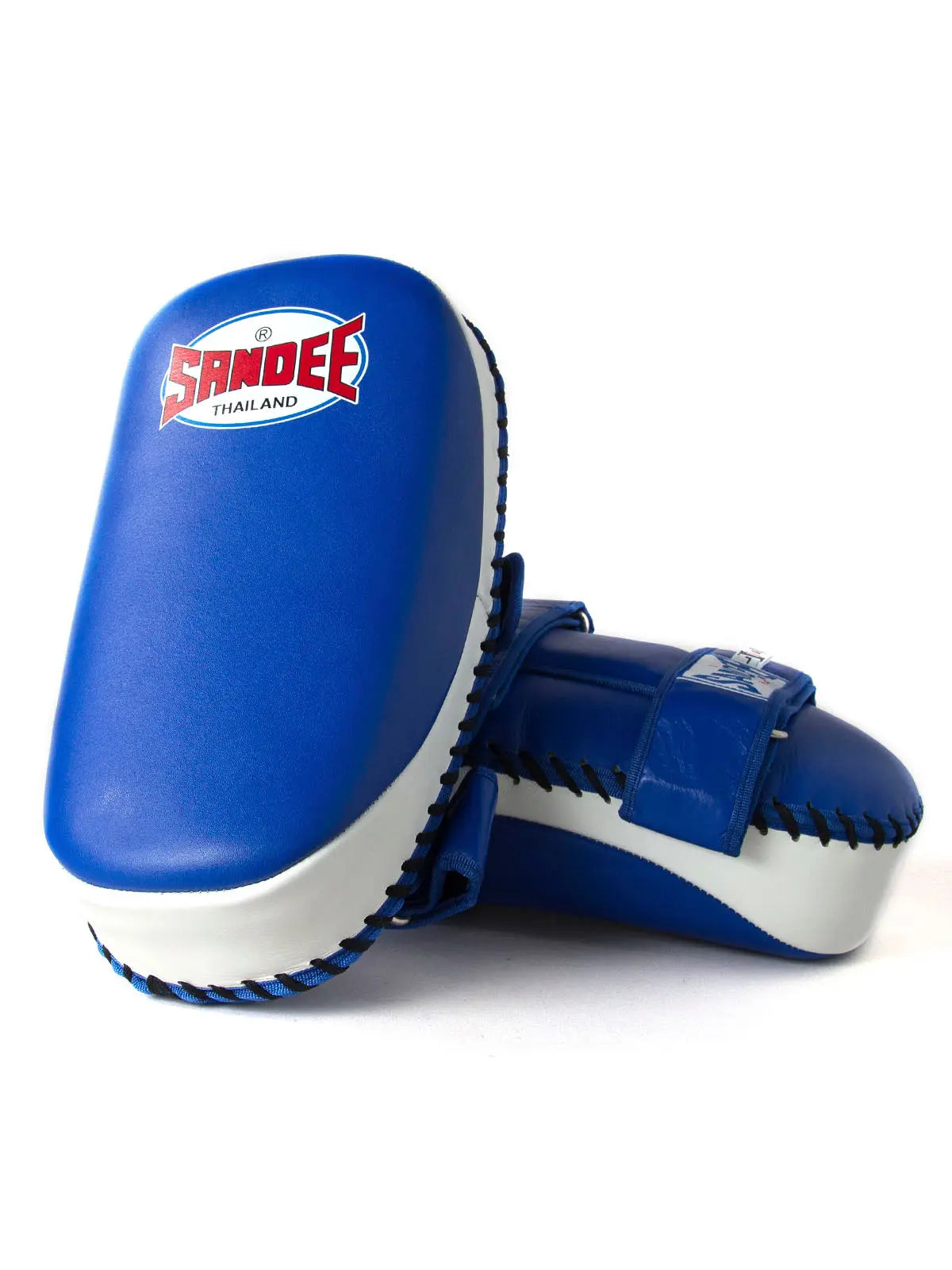 Sandee Curved Thai Pads - Black-White-One size Sandee