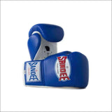 Sandee Lace Up Boxing Gloves - Blue White Sandee