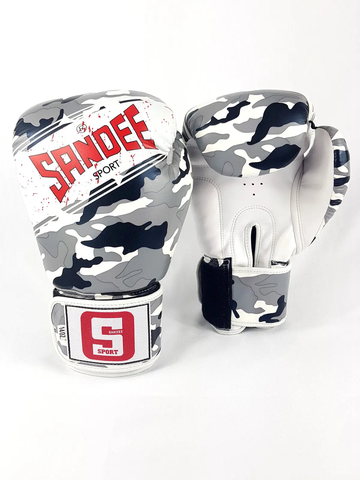 Sandee Sport 2 Tone PU Boxing Gloves Sandee