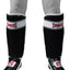 Sandee Sport Slim PU Shin Guards - Black White Sandee