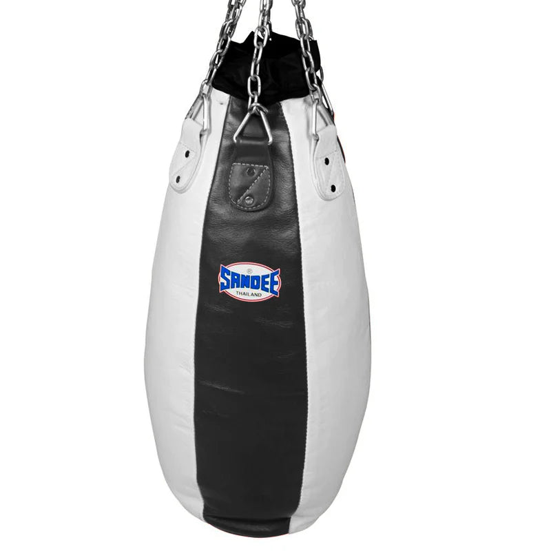 Sandee Full Leather Teardrop Punch Bag