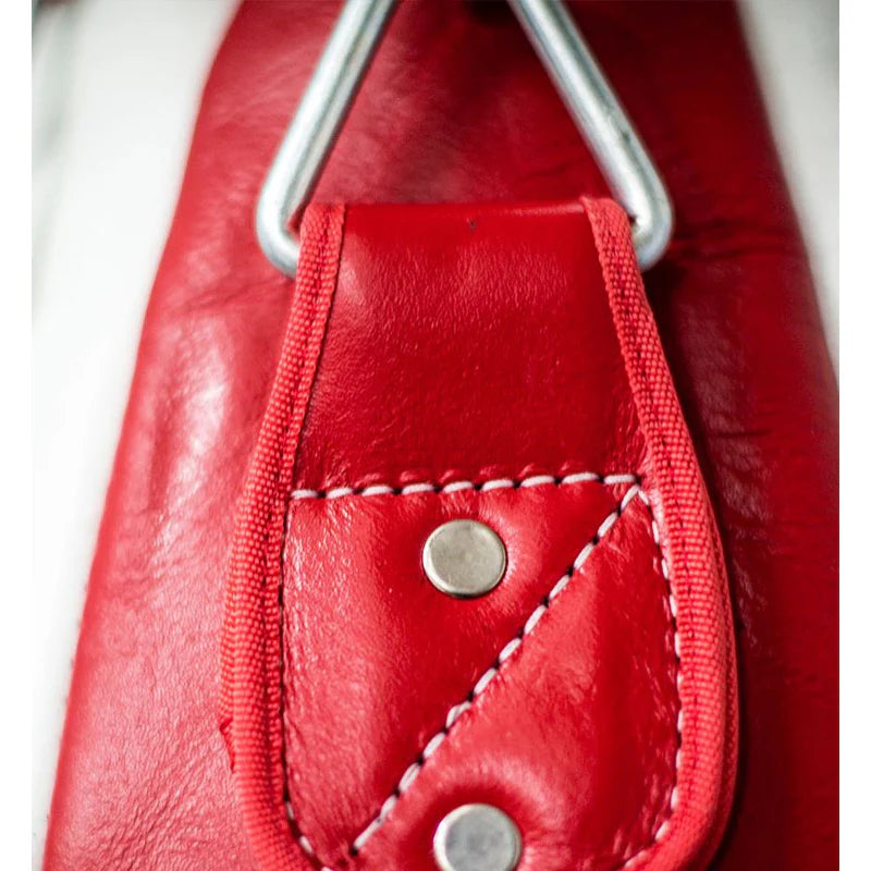 Sandee Full Leather Teardrop Punch Bag
