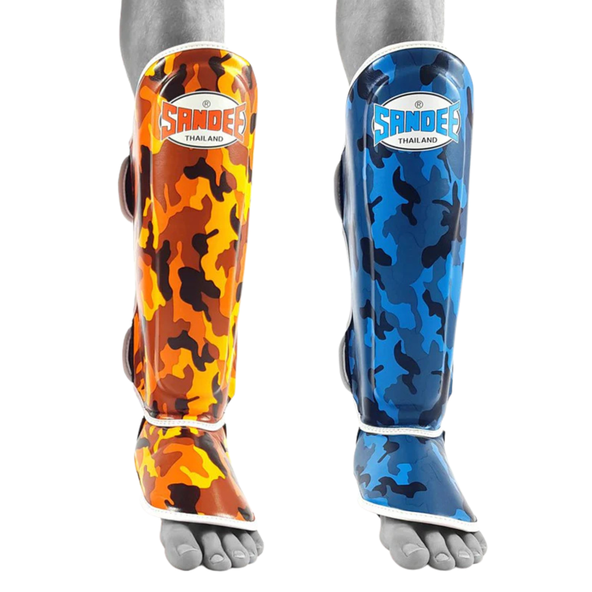 Sandee Junior Camo Thai Shin Guards