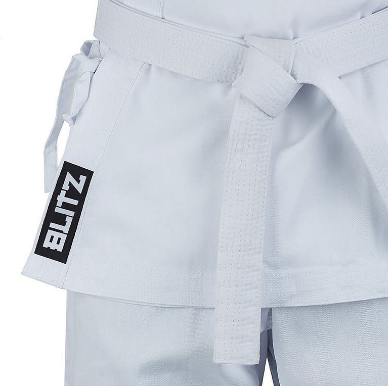 Blitz Sports Adult Karate Suit - Black  Fight Co