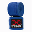 Sting Elasticicated Hand Wraps Blue-4.5m Fight Co