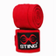 Sting Elasticicated Hand Wraps Red-4.5m Fight Co