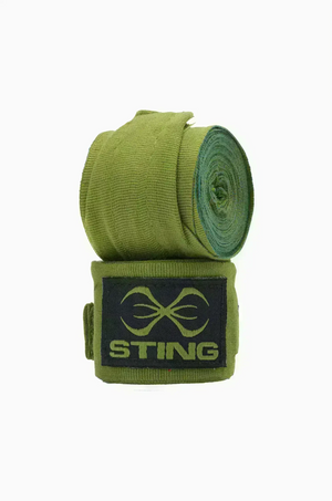 Sting Elasticicated Hand Wraps Khaki-4.5m Fight Co