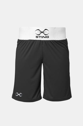 Sting Mettle Adult Boxing Shorts Black