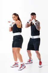 Sting Mettle Adult Boxing Shorts Black