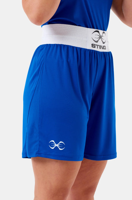 Sting Mettle Adult Boxing Shorts Blue