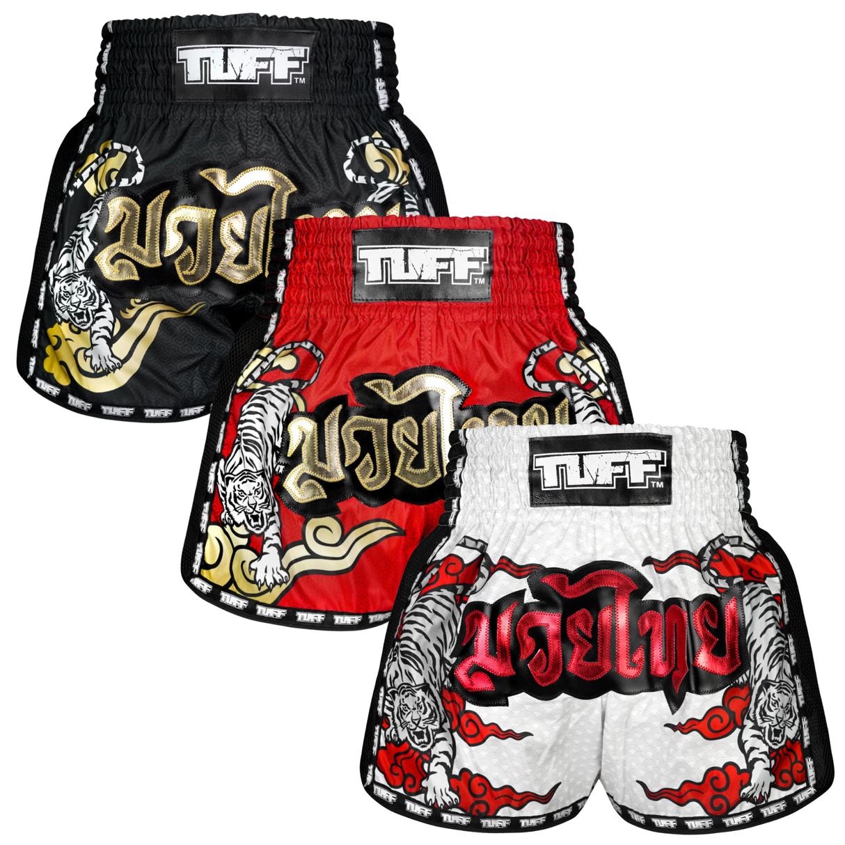 TUFF New Retro Style Shorts - Twin Tiger