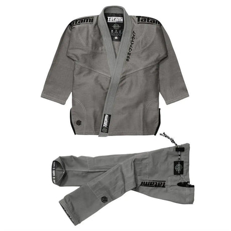 Tatami Estilo Black Label Gi - Black on Grey Tatami