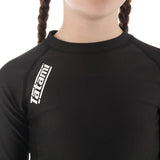 Tatami Kids Black Nova Basic Rash Guard Tatami