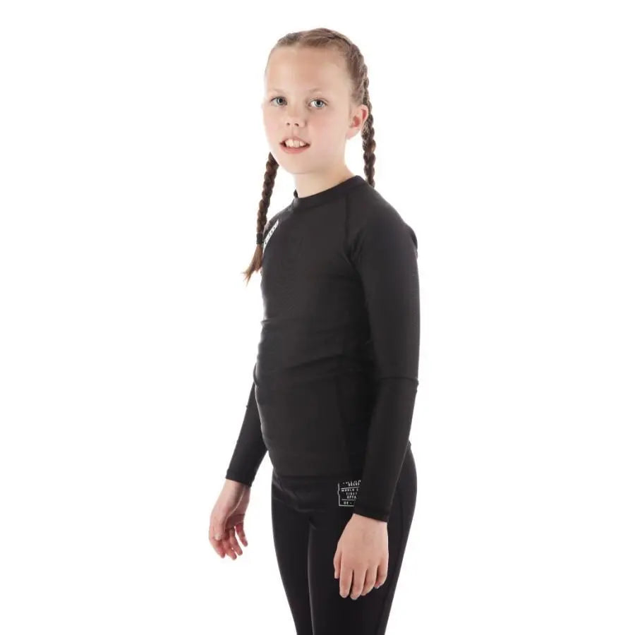 Tatami Kids Black Nova Basic Rash Guard Tatami