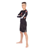 Tatami Kids Bushido Black Grappling Shorts Tatami