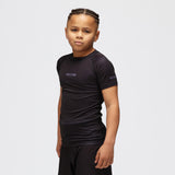 Tatami Kids Noir Black Short Sleeve Rash Guard