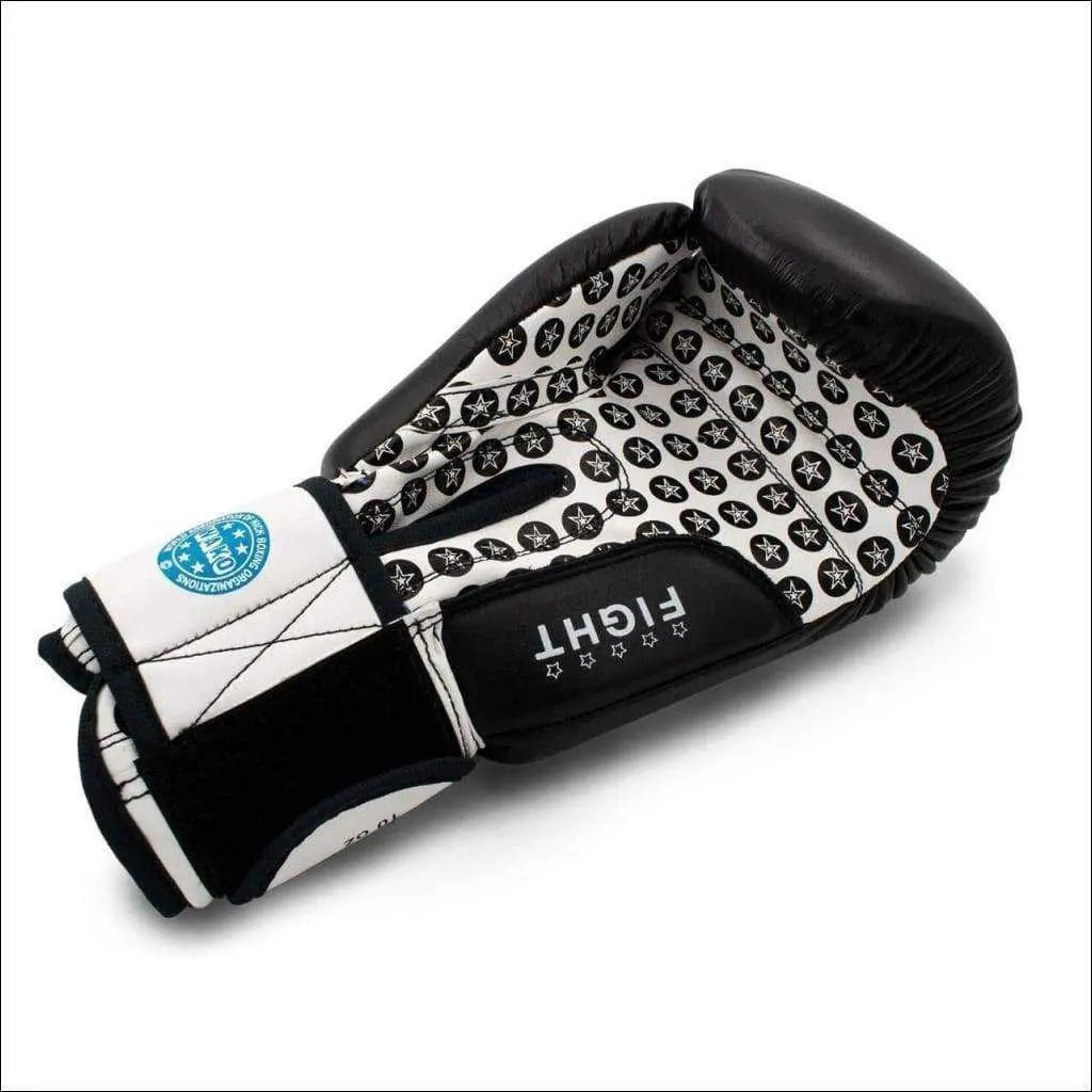 Top Ten Fight Boxing Gloves Black/White Top Ten