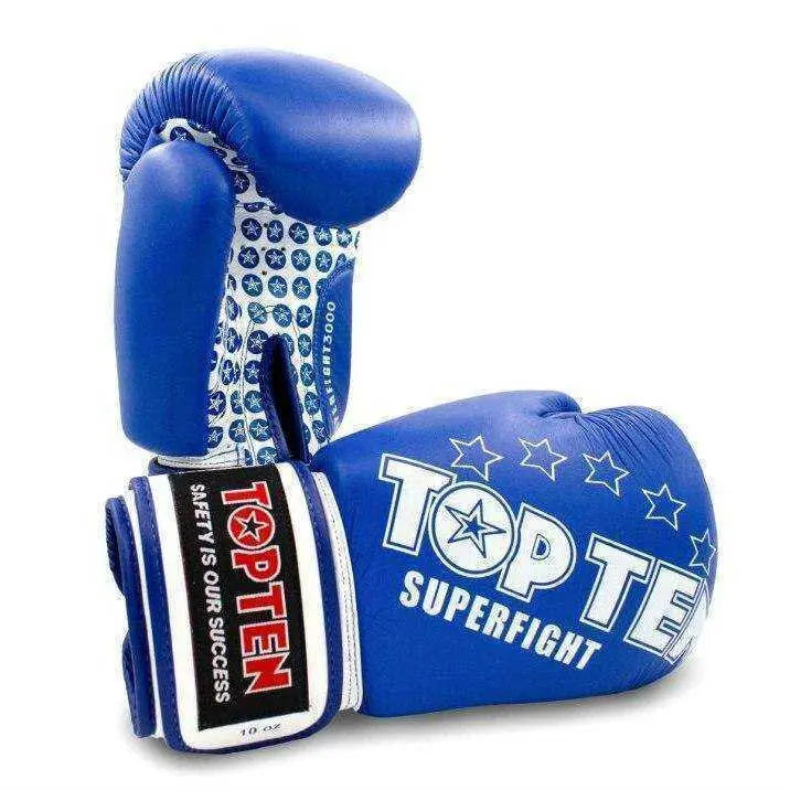 Top Ten Superfight Boxing Gloves Black Top Ten