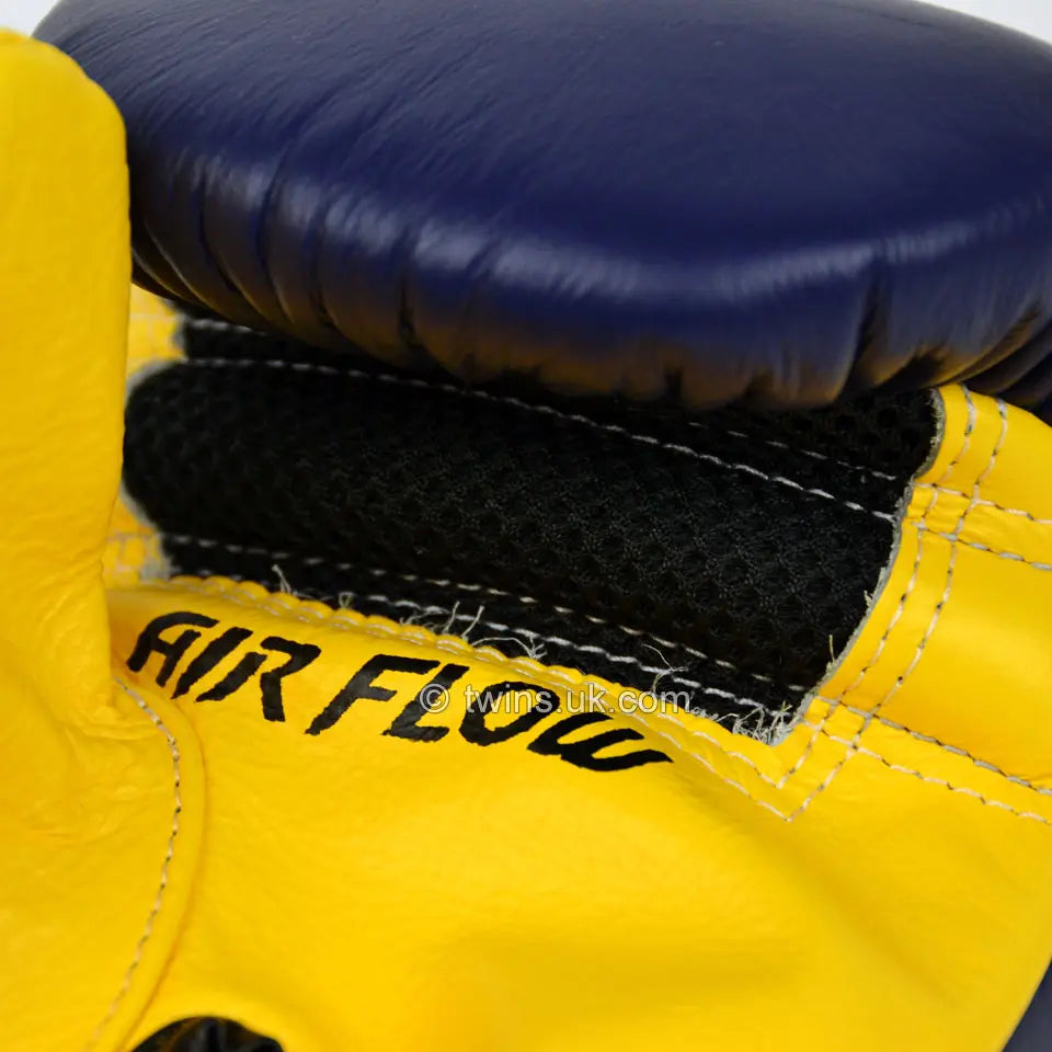 Twins Air Flow Bag Gloves Navy Blue-Yellow Twins Special