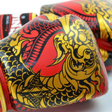 Twins Black-Silver Nagas Boxing Gloves Twins Special