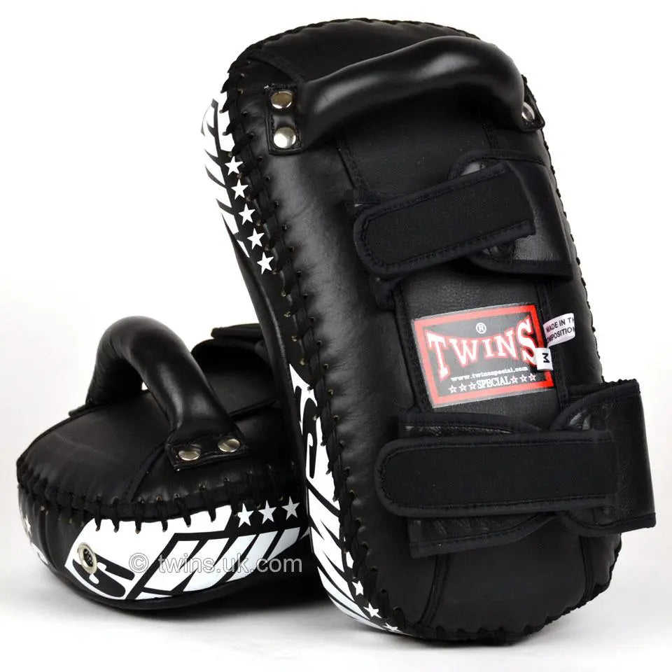 Twins Special Black Curved Thai Kick Pads Twins Special