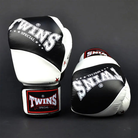 Twins Special Black-White Spirit Boxing Gloves Twins Special