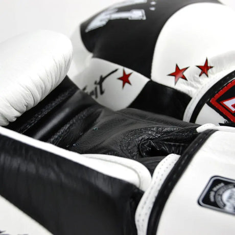 Twins Special Black-White Spirit Boxing Gloves Twins Special