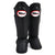 Twins Special Double Padded Leather Shin Guards - Black Twins Special