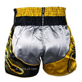 Twins Special Dragon Muay Thai Shorts - Silver & Gold Twins Special