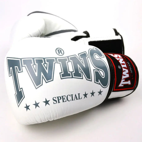 Twins Special Light White-Grey 2-Tone Boxing Gloves Twins Special