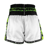 Twins White Skull Muaythai Shorts Twins Special