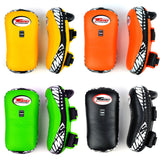 Twins Special Curved  Leather Thai Kick Pads